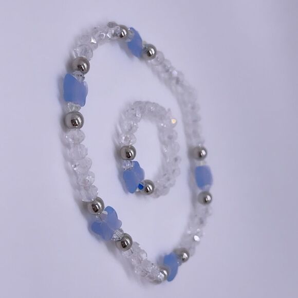 Wool + Pepper Co. Swarovski Butterfly Matching Set - Picture 2 of 5